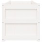 vidaXL Jardineras de exterior 2 unidades madera maciza de pino blanco vidaXL Jardineras de exterior 2 unidades madera maciza de pino blanco