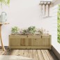 vidaXL Jardinera de madera de pino impregnada 90x31x31 cm vidaXL Jardinera de madera de pino impregnada 90x31x31 cm