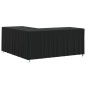 vidaXL Cubierta de sofá en forma de L Oxford 420D negro 215x215x80 cm vidaXL Cubierta de sofá en forma de L Oxford 420D negro 215x215x80 cm