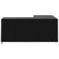 vidaXL Cubierta de sofá en forma de L Oxford 420D negro 215x215x80 cm vidaXL Cubierta de sofá en forma de L Oxford 420D negro 215x215x80 cm