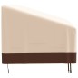 vidaXL Cubierta de banco de 3 plazas Oxford 600D beige 198x97x48/74 cm vidaXL Cubierta de banco de 3 plazas Oxford 600D beige 198x97x48/74 cm