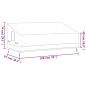 vidaXL Cubierta de banco de 3 plazas Oxford 600D beige 198x97x48/74 cm vidaXL Cubierta de banco de 3 plazas Oxford 600D beige 198x97x48/74 cm