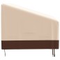 vidaXL Cubierta de banco de 2 plazas Oxford 600D beige 137x97x48/74 cm vidaXL Cubierta de banco de 2 plazas Oxford 600D beige 137x97x48/74 cm