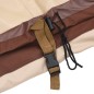 vidaXL Cubierta de banco de 2 plazas Oxford 600D beige 137x97x48/74 cm vidaXL Cubierta de banco de 2 plazas Oxford 600D beige 137x97x48/74 cm
