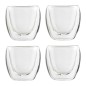 HI Vasos de café expreso de doble pared 4 unidades transparente 80 ml HI Vasos de café expreso de doble pared 4 unidades transparente 80 ml