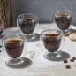 HI Vasos de café expreso de doble pared 4 unidades transparente 80 ml HI Vasos de café expreso de doble pared 4 unidades transparente 80 ml