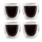 HI Vasos de café expreso de doble pared 4 unidades transparente 80 ml HI Vasos de café expreso de doble pared 4 unidades transparente 80 ml