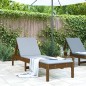 vidaXL Tumbona de madera maciza de pino marrón miel 199,5x60x74 cm vidaXL Tumbona de madera maciza de pino marrón miel 199,5x60x74 cm