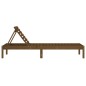 vidaXL Tumbona de madera maciza de pino marrón miel 199,5x60x74 cm vidaXL Tumbona de madera maciza de pino marrón miel 199,5x60x74 cm