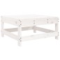 vidaXL Taburete de jardín de madera maciza de pino vidaXL Taburete de jardín de madera maciza de pino