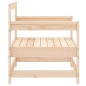 vidaXL Sillones de jardín 2 unidades madera maciza de pino