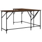 vidaXL Escritorio madera de ingeniería roble marrón 149x149x75 cm vidaXL Escritorio madera de ingeniería roble marrón 149x149x75 cm