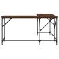 vidaXL Escritorio madera de ingeniería roble marrón 149x149x75 cm vidaXL Escritorio madera de ingeniería roble marrón 149x149x75 cm