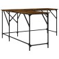 vidaXL Escritorio madera de ingeniería roble ahumado 149x149x75 cm vidaXL Escritorio madera de ingeniería roble ahumado 149x149x75 cm