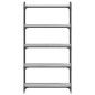 vidaXL Librería 5 estantes madera ingeniería gris Sonoma 80x30x154 cm vidaXL Librería 5 estantes madera ingeniería gris Sonoma 80x30x154 cm