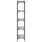 vidaXL Librería 5 estantes madera ingeniería gris Sonoma 80x30x154 cm vidaXL Librería 5 estantes madera ingeniería gris Sonoma 80x30x154 cm