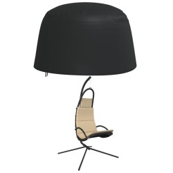 vidaXL Cubierta de sillón colgante Oxford 420D negro Ø 190x115 cm