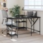 vidaXL Escritorio madera de ingeniería negro 139x139x75 cm vidaXL Escritorio madera de ingeniería negro 139x139x75 cm