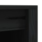 vidaXL Muebles de cocina de exterior 2 pzas madera maciza pino negro vidaXL Muebles de cocina de exterior 2 pzas madera maciza pino negro