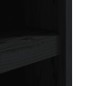 vidaXL Muebles de cocina de exterior 2 pzas madera maciza pino negro vidaXL Muebles de cocina de exterior 2 pzas madera maciza pino negro