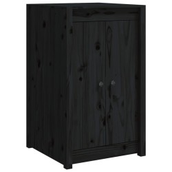 vidaXL Armario de cocina de exterior madera maciza de pino negro