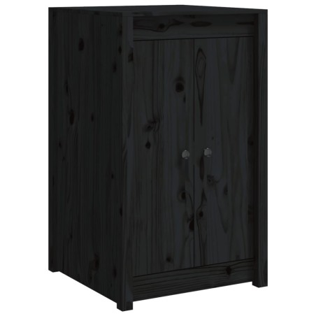 vidaXL Armario de cocina de exterior madera maciza de pino negro
