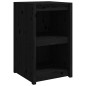 vidaXL Armario de cocina de exterior madera maciza de pino negro vidaXL Armario de cocina de exterior madera maciza de pino negro