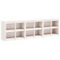 vidaXL Muebles de cocina de exterior 3 pzas madera maciza pino blanco vidaXL Muebles de cocina de exterior 3 pzas madera maciza pino blanco