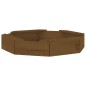 vidaXL Arenero con asientos octógono madera maciza de pino marrón miel vidaXL Arenero con asientos octógono madera maciza de pino marrón miel