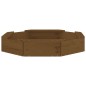 vidaXL Arenero con asientos octógono madera maciza de pino marrón miel vidaXL Arenero con asientos octógono madera maciza de pino marrón miel