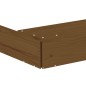 vidaXL Arenero con asientos octógono madera maciza de pino marrón miel vidaXL Arenero con asientos octógono madera maciza de pino marrón miel