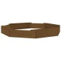 vidaXL Arenero con asientos octógono madera maciza de pino marrón miel vidaXL Arenero con asientos octógono madera maciza de pino marrón miel