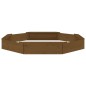 vidaXL Arenero con asientos octógono madera maciza de pino marrón miel vidaXL Arenero con asientos octógono madera maciza de pino marrón miel