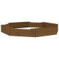 vidaXL Arenero con asientos octógono madera maciza de pino marrón miel vidaXL Arenero con asientos octógono madera maciza de pino marrón miel