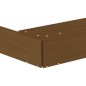 vidaXL Arenero con asientos octógono madera maciza de pino marrón miel vidaXL Arenero con asientos octógono madera maciza de pino marrón miel