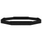 vidaXL Arenero con asientos octógono madera maciza de pino negro