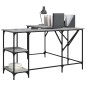 vidaXL Escritorio madera de ingeniería gris Sonoma 139x139x75 cm vidaXL Escritorio madera de ingeniería gris Sonoma 139x139x75 cm
