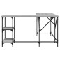 vidaXL Escritorio madera de ingeniería gris Sonoma 139x139x75 cm vidaXL Escritorio madera de ingeniería gris Sonoma 139x139x75 cm