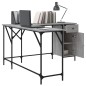 vidaXL Escritorio madera de ingeniería gris Sonoma 141x141x75 cm vidaXL Escritorio madera de ingeniería gris Sonoma 141x141x75 cm