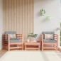 vidaXL Sillones de jardín 2 unidades madera maciza Douglas vidaXL Sillones de jardín 2 unidades madera maciza Douglas
