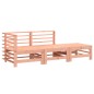 vidaXL Juego de muebles de jardín 3 pzas madera maciza abeto Douglas vidaXL Juego de muebles de jardín 3 pzas madera maciza abeto Douglas