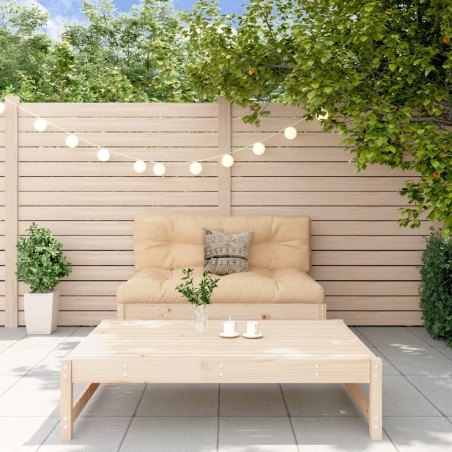 vidaXL Juego de muebles de jardín 2 piezas madera maciza de pino