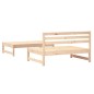 vidaXL Juego de muebles de jardín 2 piezas madera maciza de pino