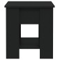 vidaXL Mesa de centro madera contrachapada negro 101x49x52 cm