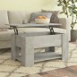 vidaXL Mesa de centro madera contrachapada gris hormigón 79x49x41 cm vidaXL Mesa de centro madera contrachapada gris hormigón 79x49x41 cm