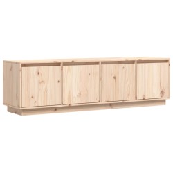 vidaXL Mueble de TV de madera maciza de pino 156x37x45 cm