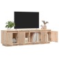 vidaXL Mueble de TV de madera maciza de pino 156x37x45 cm vidaXL Mueble de TV de madera maciza de pino 156x37x45 cm