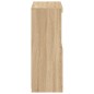 vidaXL Aparador con luces LED madera de ingeniería roble Sonoma vidaXL Aparador con luces LED madera de ingeniería roble Sonoma