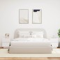 vidaXL Mesitas de noche con luces LED 2 uds madera ingeniería blanca vidaXL Mesitas de noche con luces LED 2 uds madera ingeniería blanca