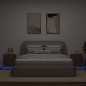 vidaXL Mesitas de noche luces LED 2 uds madera ingeniería roble marrón vidaXL Mesitas de noche luces LED 2 uds madera ingeniería roble marrón